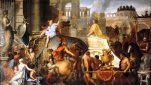 Charles Le Brun - Entry of Alexander into Babylon