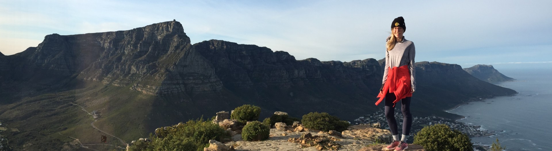 On top of Lion's Head, Cape Town, South Africa 2015